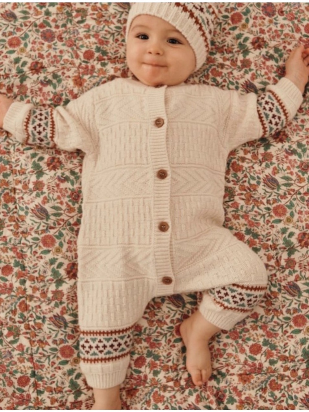 LOUISE MISHA Baby Noe wool-blend onesie